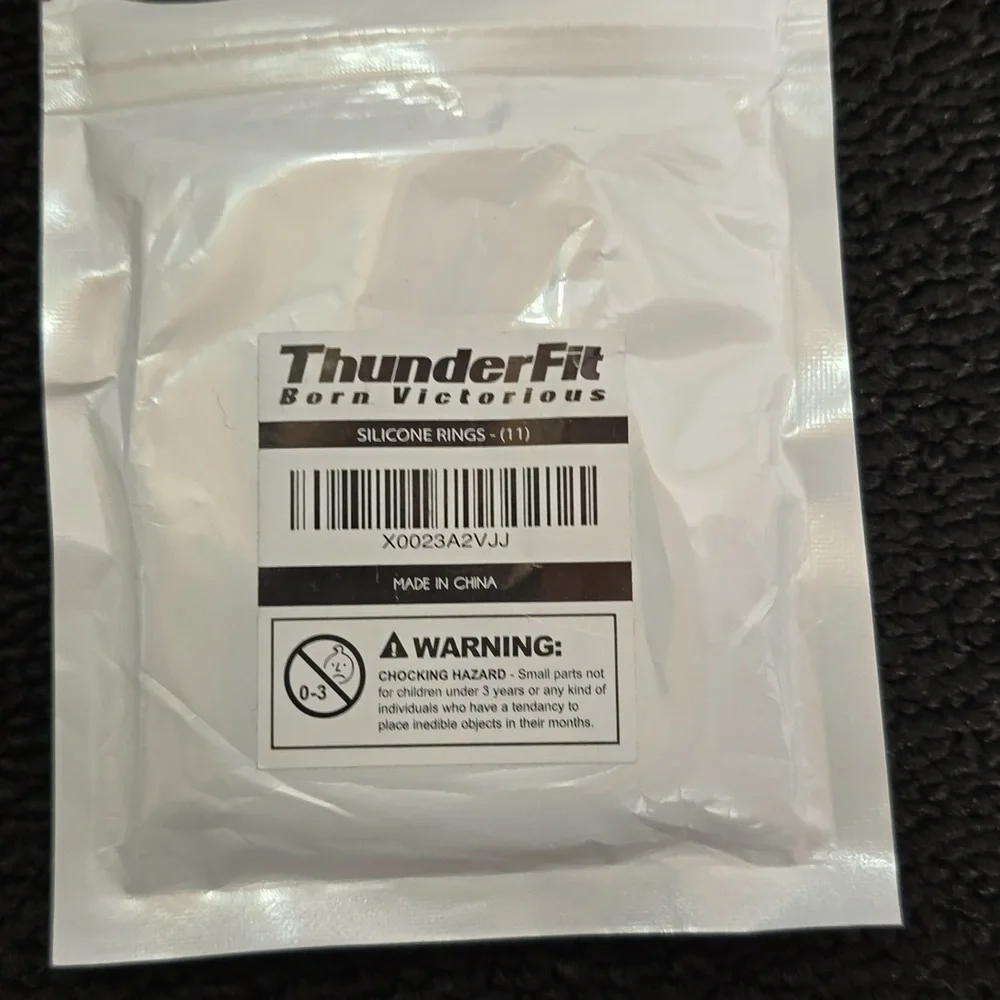 Set of 4 ThunderFit Silicone Rings